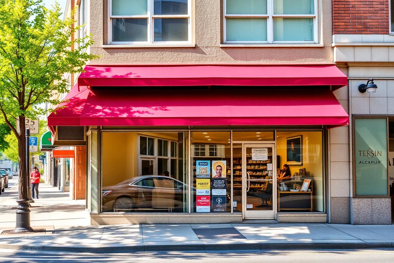 Commercial retail storefront property